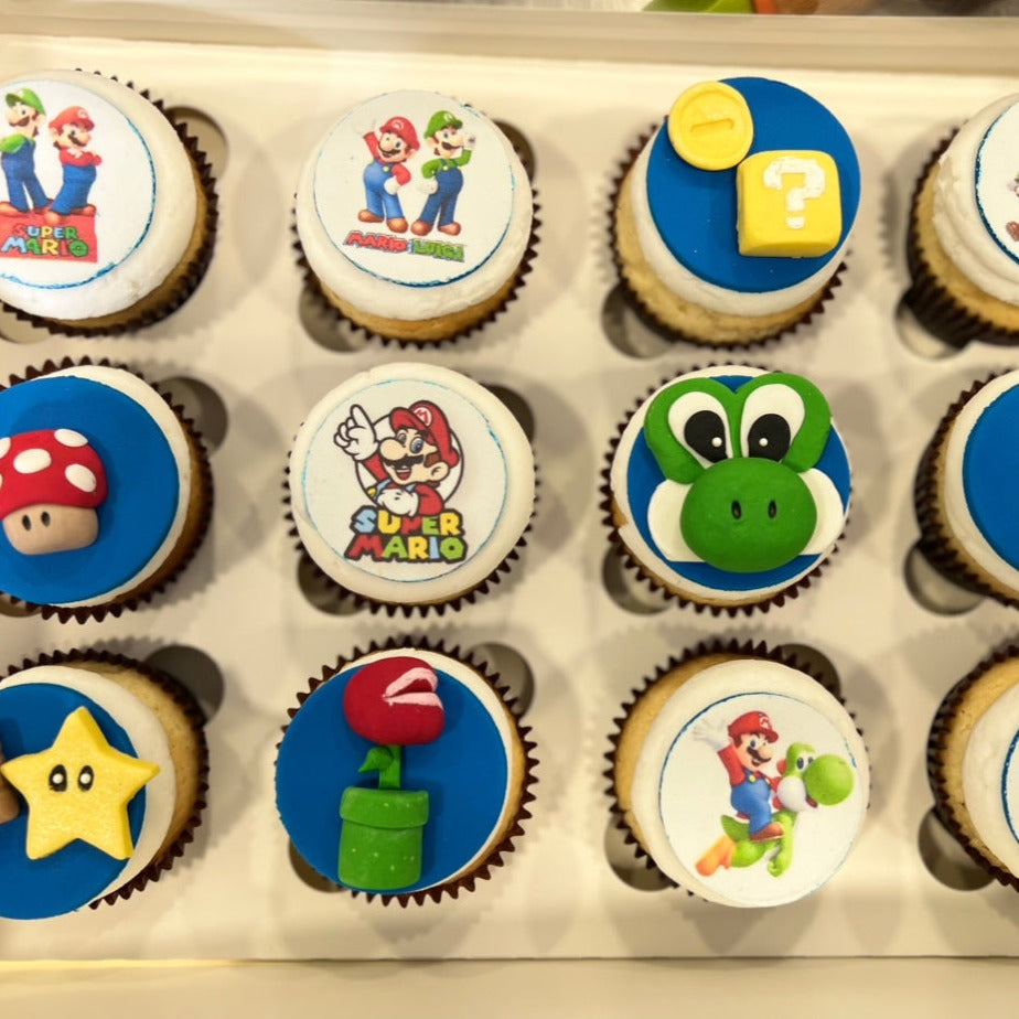 It's A Me, Mario! Cupcakes (Box of 12)