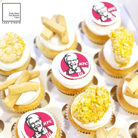 KFC-Inspired Cupcakes (Box of 12)