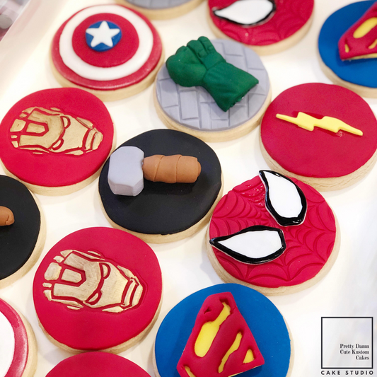 Superhero Cookies (Box of 12)