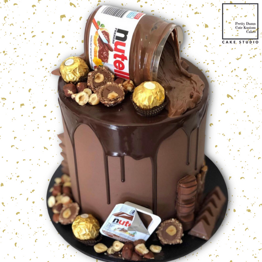 Nuts For Nutella Drip Cake
