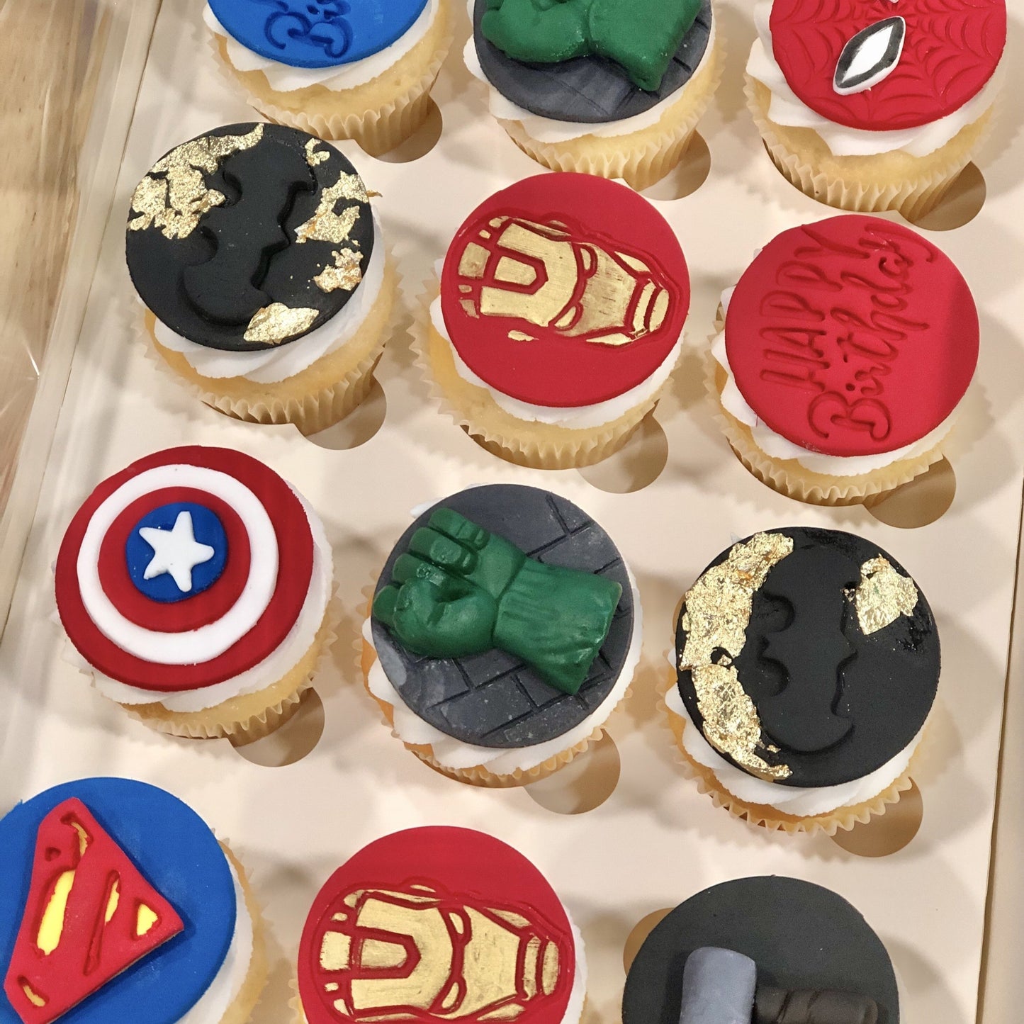 Superhero Cupcakes (Box of 12)